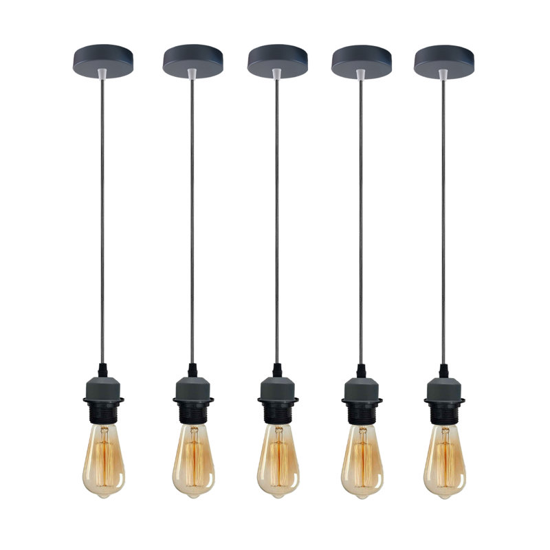 Bismarck 5 - Light Single Pendant, Yes, Grey