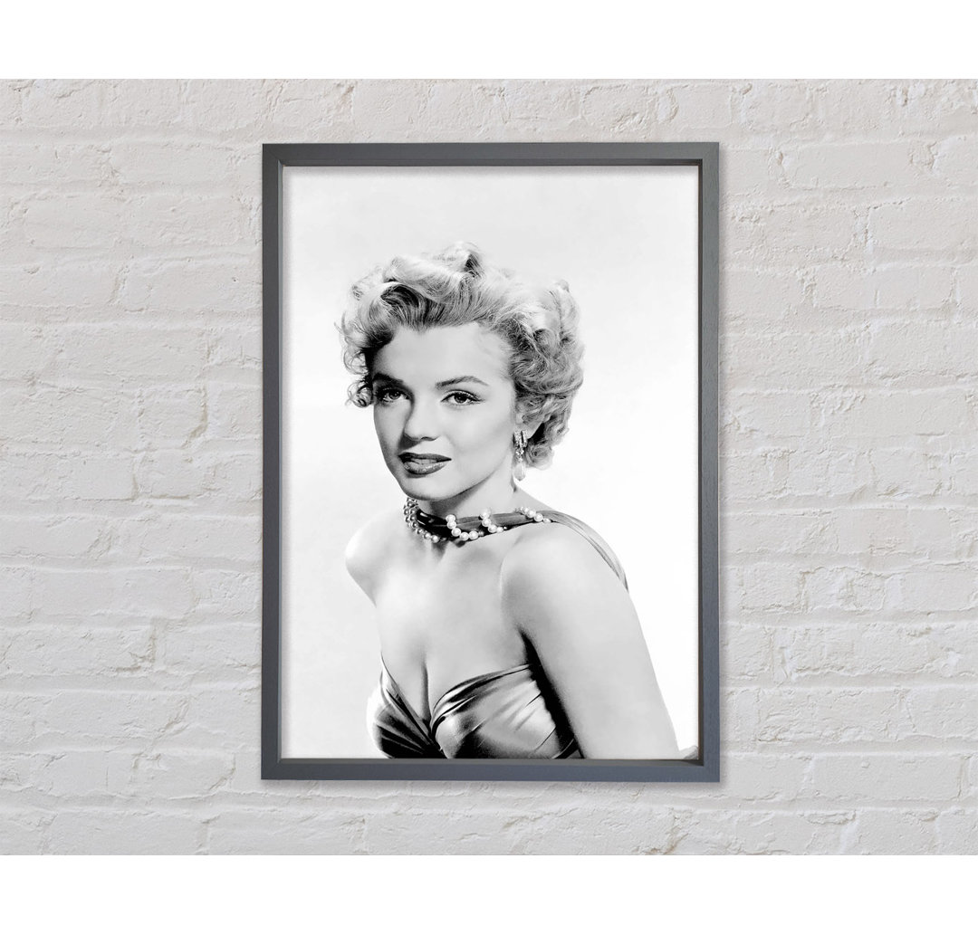 Marilyn Monroe Rare Classic 02 - Einzelner Bilderrahmen Kunstdrucke auf Leinwand