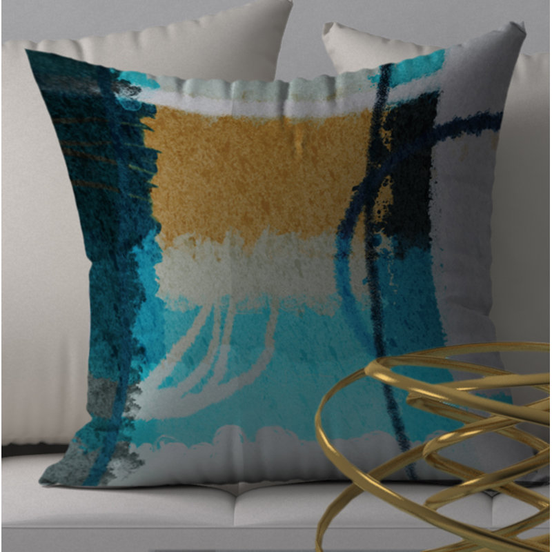 Housse de coussin carrée/insert, 18" x 18"