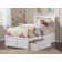 Flagg Solid Wood Storage Platform Bed with Footboard and Under Bed Drawers