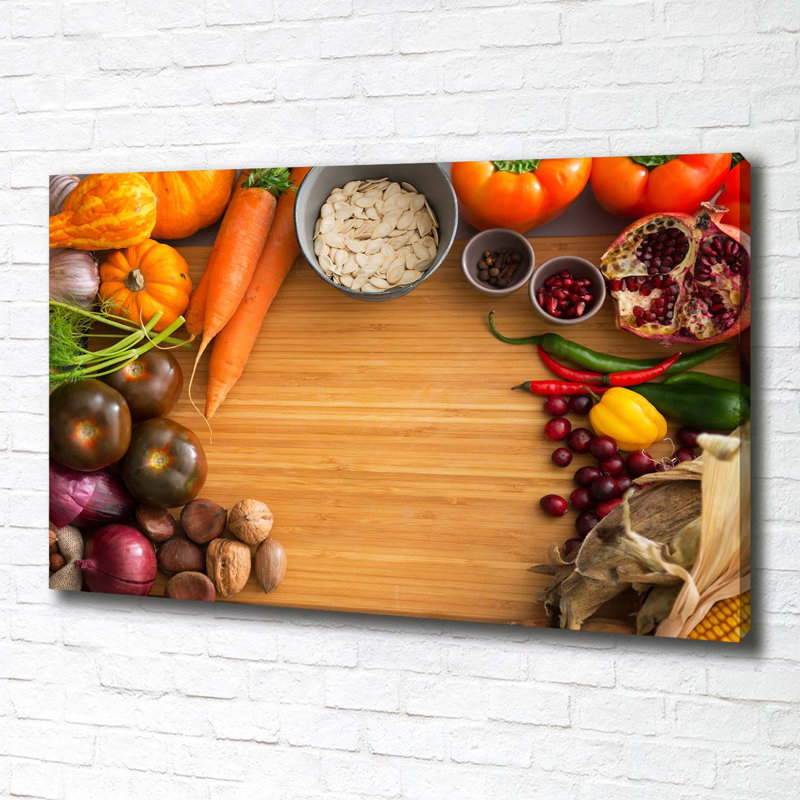 Autumn Vegetables - Wrapped Canvas Print