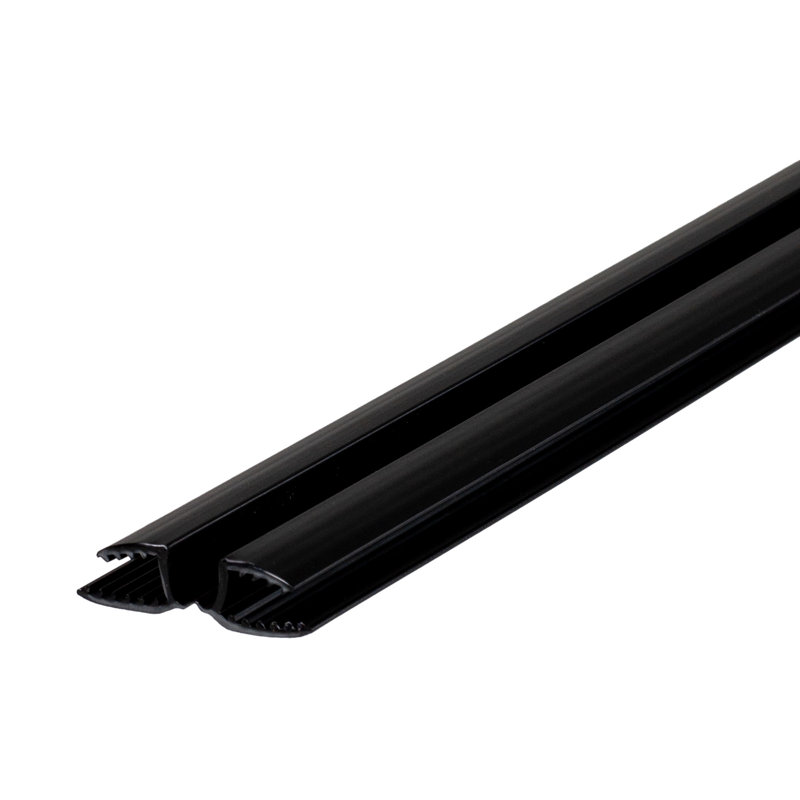 Charnière en plastique polypropylène blanc 3/16 po Outwater - longueur de 12 pi coupée à (4) pièces de 36 po, Blanc, 4