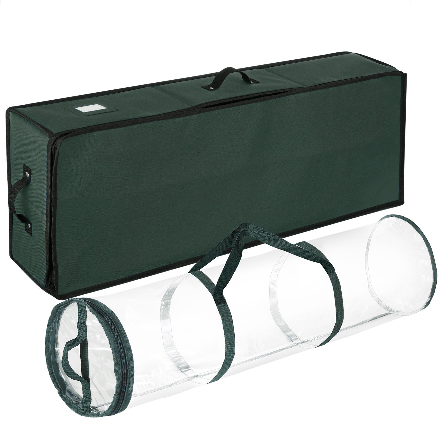 Deluxe Christmas Gift Wrapping Storage, Green