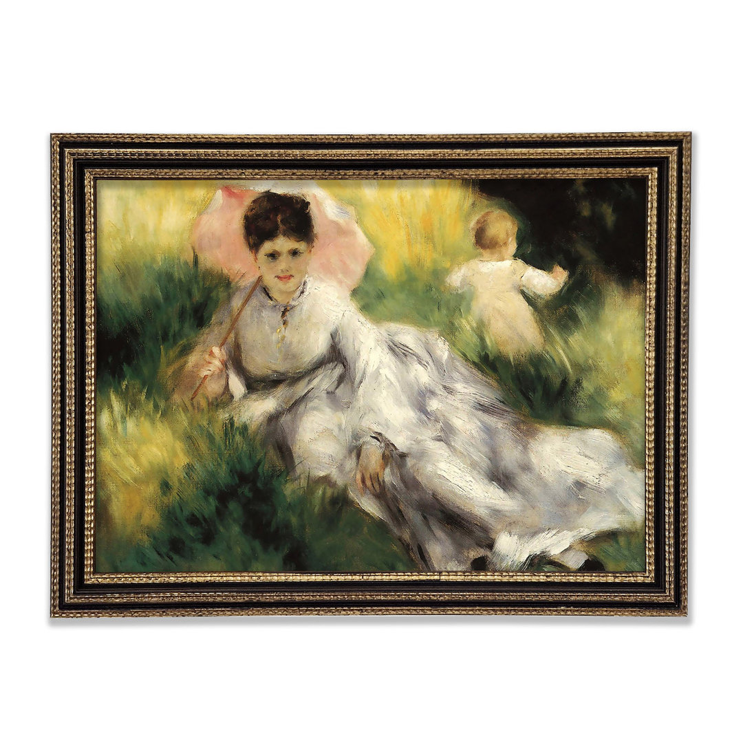 Renoir Frau mit Sonnenschirm - Druck