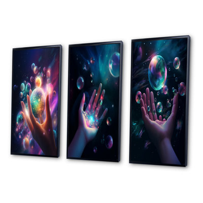 " The Universe In The Palm Of Your Hands II " 3 - Pieces