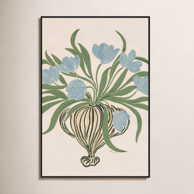 Colette "La Poire Blue Tulips" Print