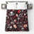 Motif floral rouge / vert sélectionné