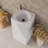 Homary 15.55'' White Stone Rectangular Bathroom Sink