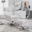 Fauteuil pivotant avec repose-pieds pour le salon