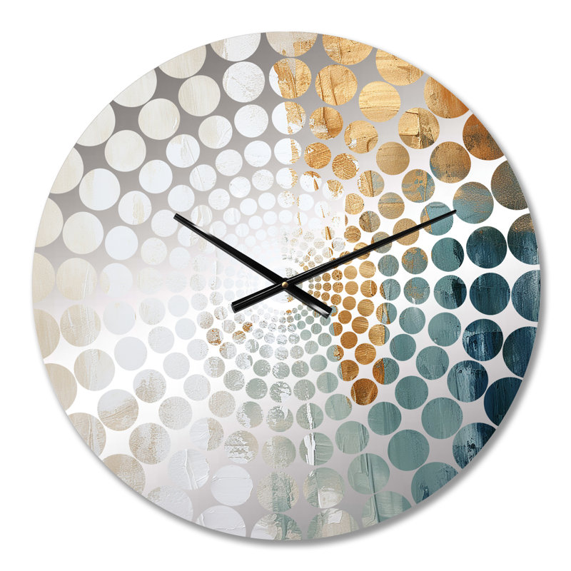 Snejana - Horloge murale peinture abstraite, Petit