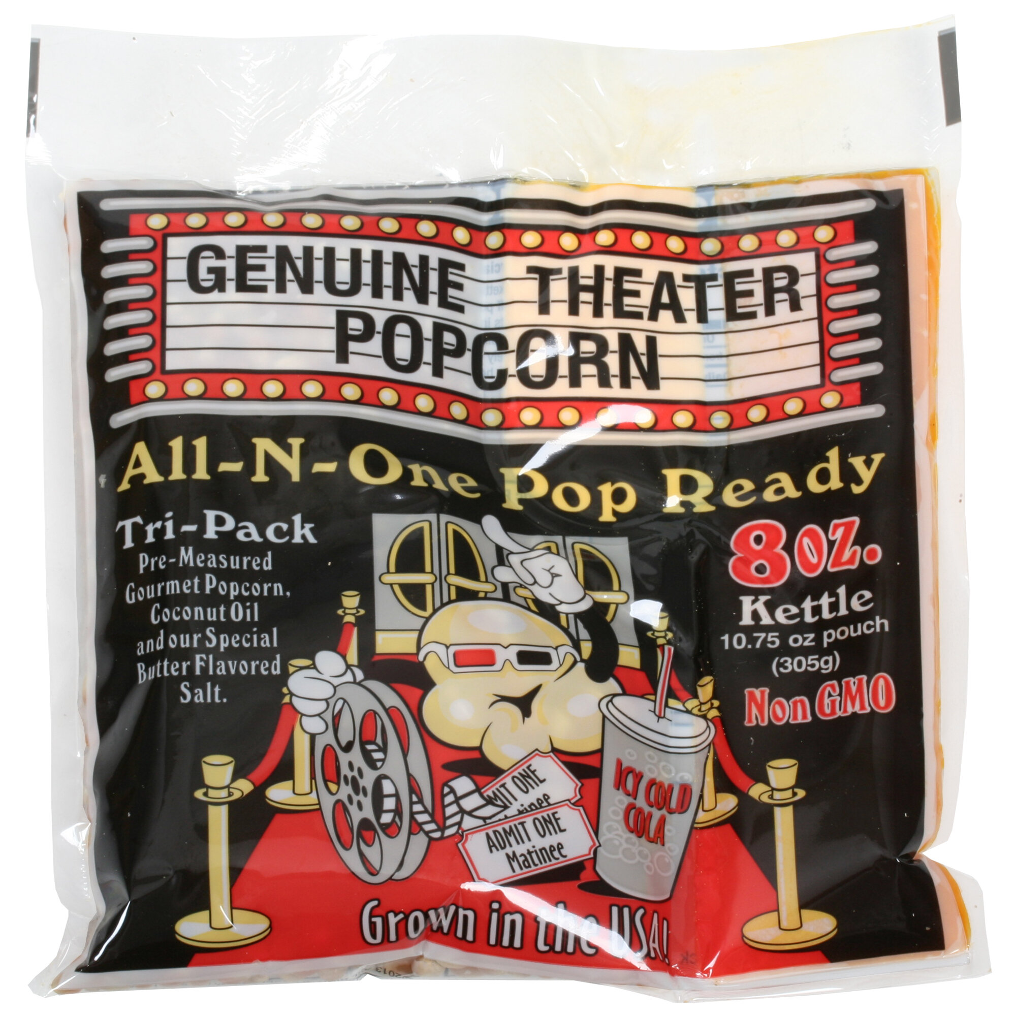 18-Count Organic Popcorn Packets - Pre-Measured 8-Ounce All-in-One Popping  Machine Packs with Coconut Oil and Buttered Salt by Great Northern Popcorn