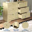 Commode 6 tiroirs Rattan