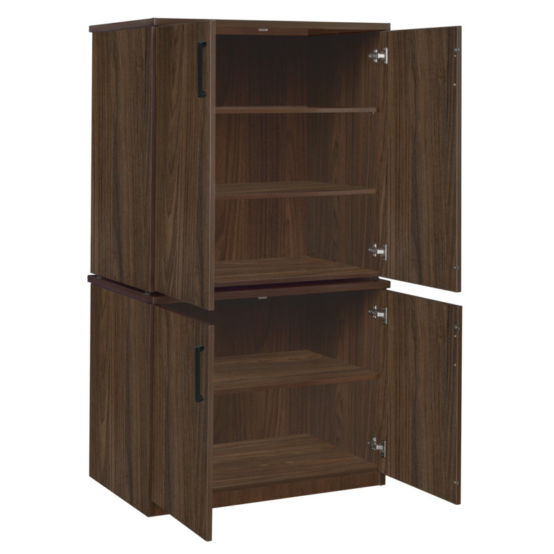 29 po Dennard Armoire de rangement avec 35 po Armoire de rangement, NÉO NOYER