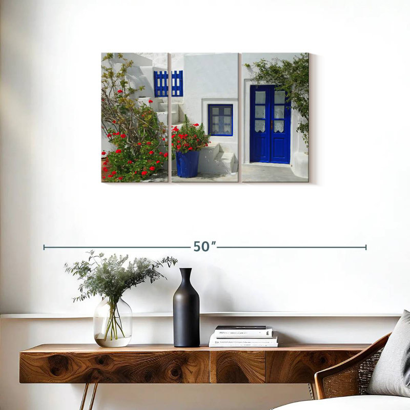 Lilie Greek Cyclades House, H 20 po x l 33 po