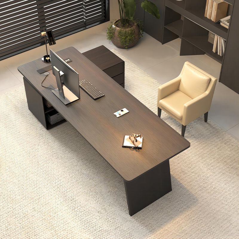 Bureau en coin 62,99 po, H 29,53 po x l 62,99 po x P 47,24 po