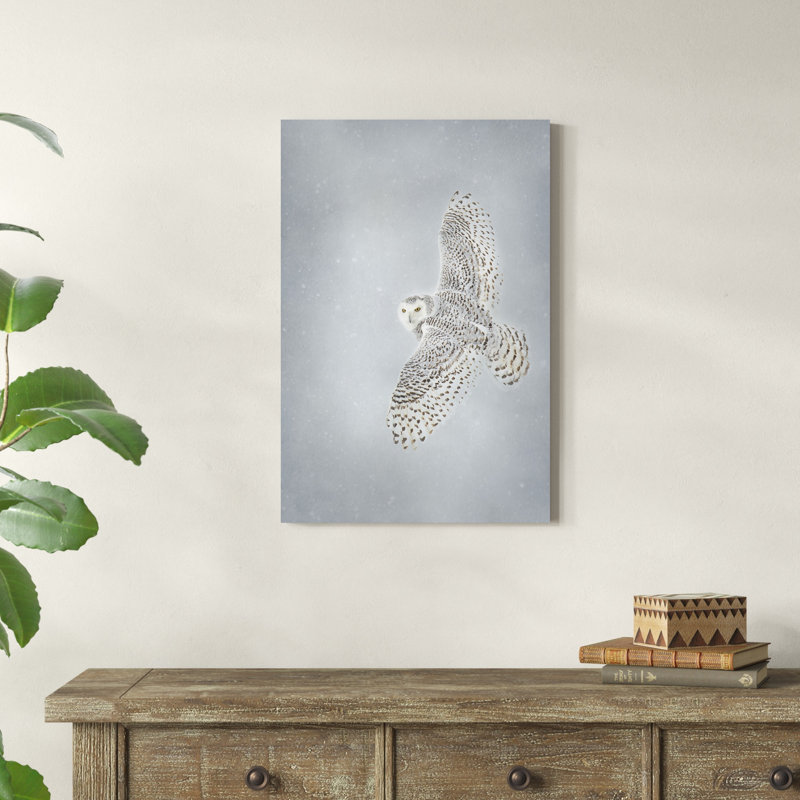 Hibou en vol II, H 30 po x l 20 po x P 1,25 po