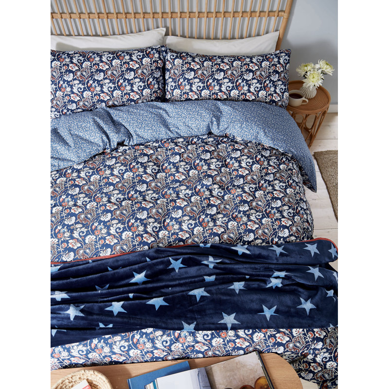 Lawrence Cotton Duvet Cover Set, King Duvet Cover + 2 Standard Pillowcases