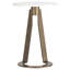 Table d'appoint moderne industrielle en marbre et laiton - blanc et or vieilli-484963532