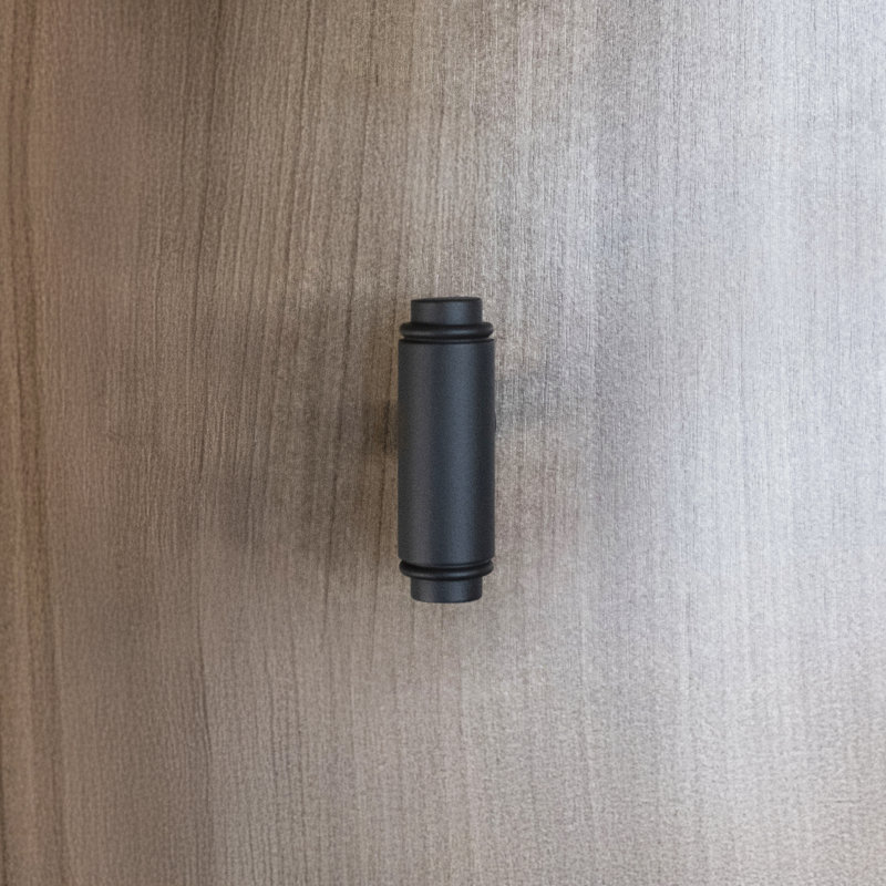 Cylinder 1 5/8" Length Bar Knob, Oil Rubbed Bronze, 1.81" H x 0.59" W x 1.44" D