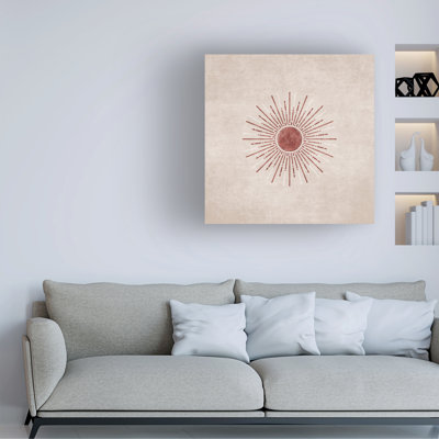 Bolog Emel Tunaboylu Bej Sun Canvas Art