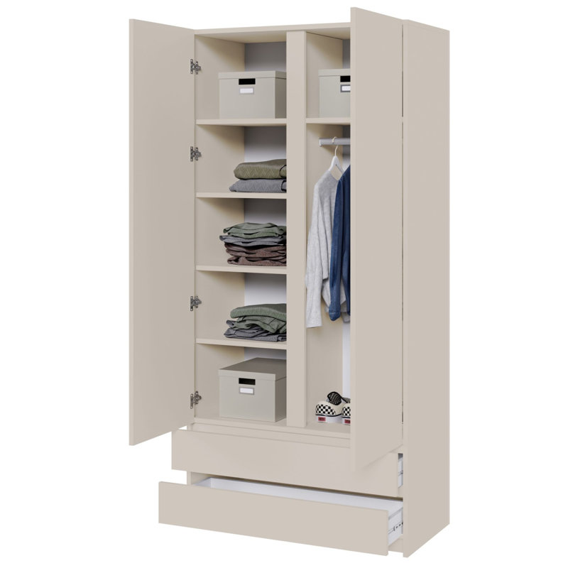 Manufactured Wood Wardrobe, 100