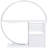 Casey White 2-Door LED Home Bar