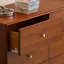Reddish Brown Solid + Manufactured Wood Accent Cabinet