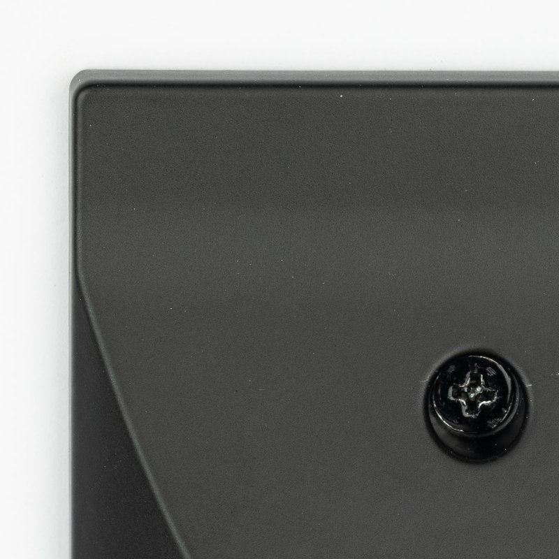 Integrated LED Metal Step Light, Black
