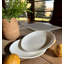 Assiette à salade en porcelaine blanche