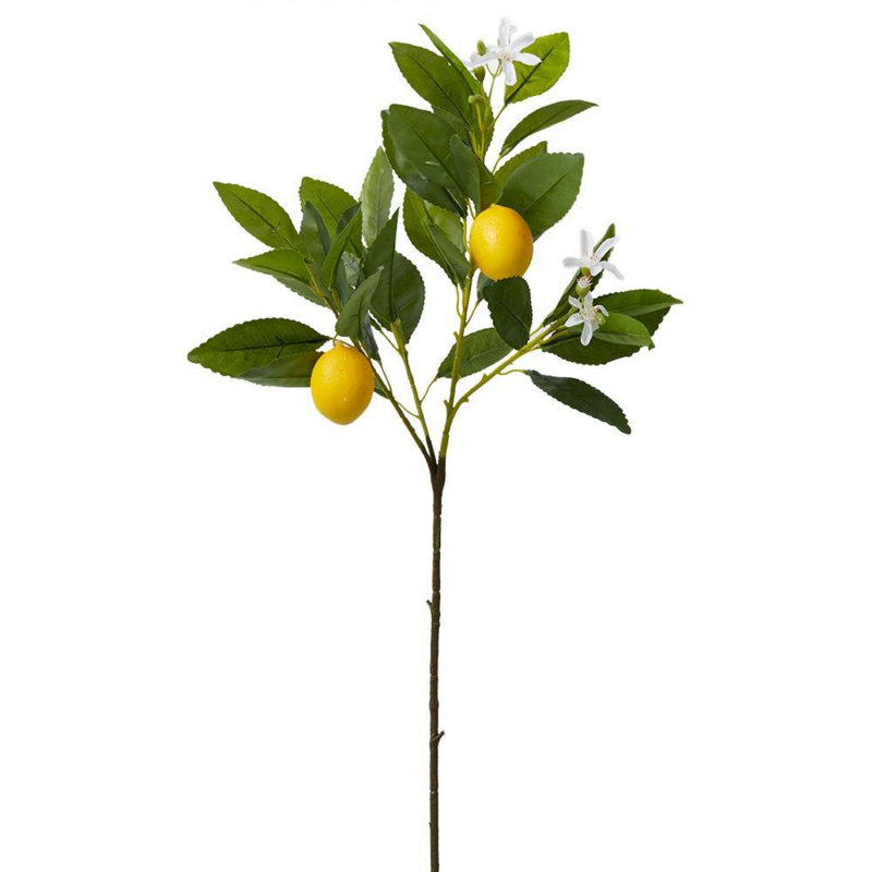 23'' Faux Lemon Branch