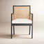 Antonia Savile Flax Dining Arm Chair-428542627