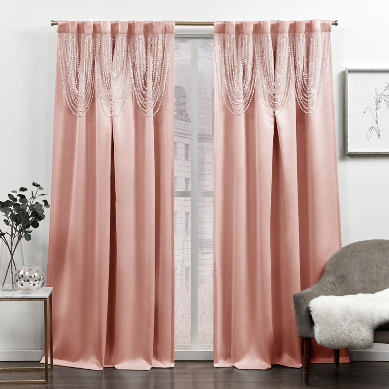 Blackout Curtain Pair, Aqua, 54" W x 84" L