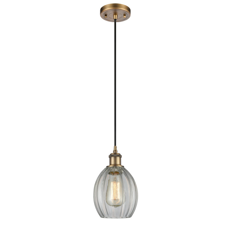 Bolduc 1 - Light Single Pendant, Brushed Brass