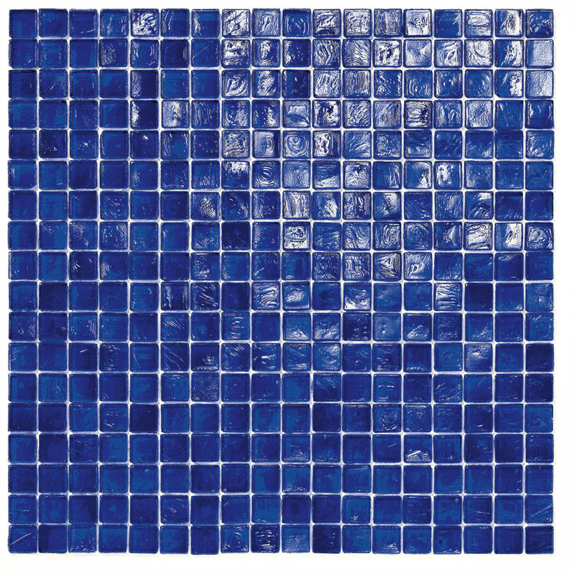 Bluestreak 5/8" x 5/8" Glass Mosaic