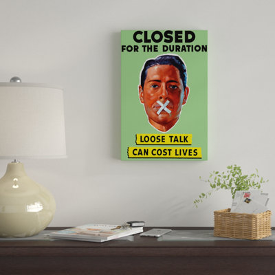 Publicité rétro sur toile