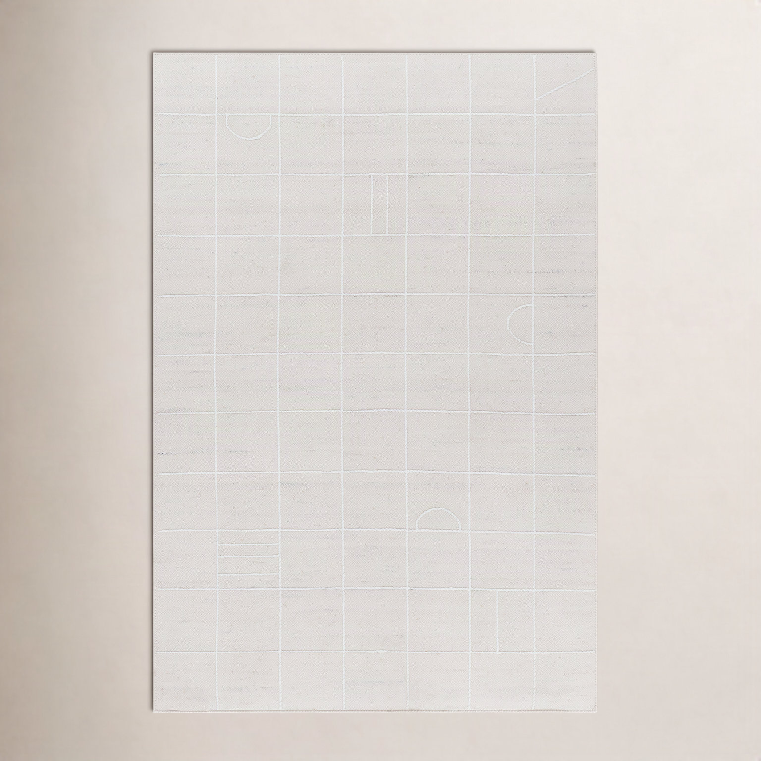 Loeb Hand-Tufted Geometric Rug, Rectangle 8' x 10'