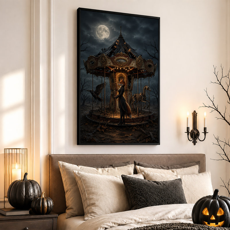 Art mural sur toile, "Fox personne debout", 18"H x 12"W