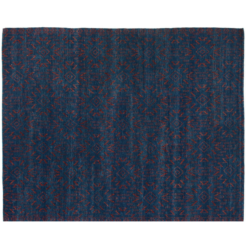 One-of-a-Kind 9'2" X 11'9" Wool Area Rug in Navy