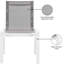 Chaise d'appoint de patio empilable Lajoy-1946293538-1946293468