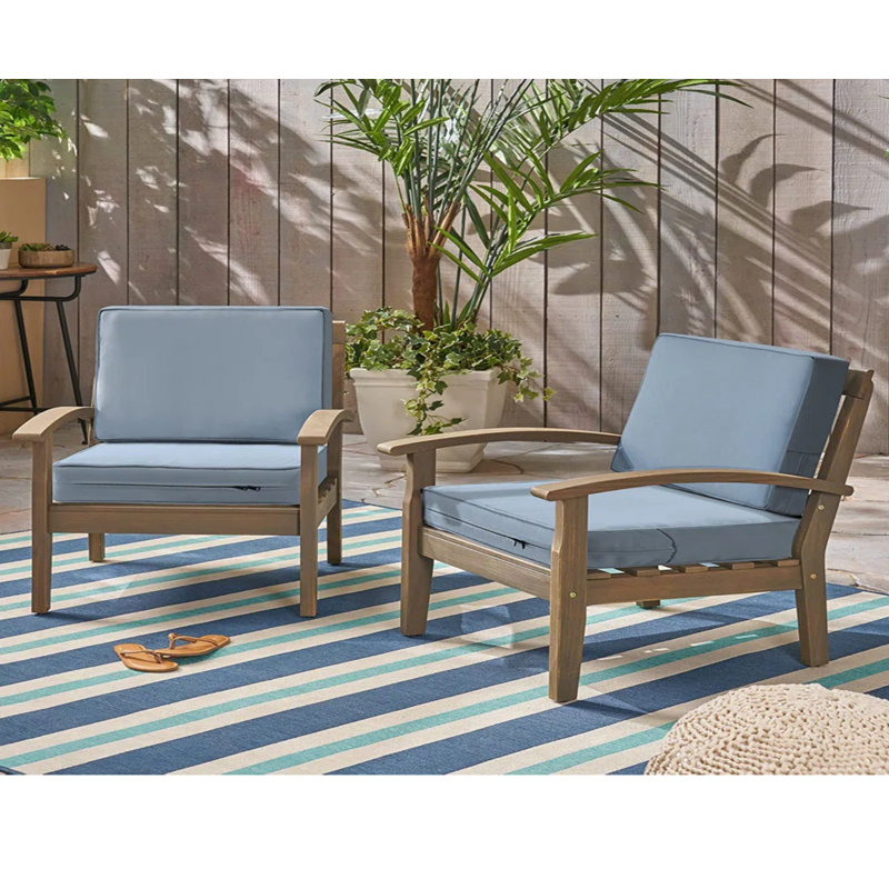 Hokku Designs 6 - Piece Cushion, Sky Blue