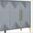 Unique Features of a Four-Door Cabinet with Two-Tone Triangular Pattern Doors-63045508