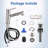 Flexible Pull-out Sprayer Faucet with 3 Function Settings for Bathroom and Kitchen, Widespread Basin Mixer Tap-115593414