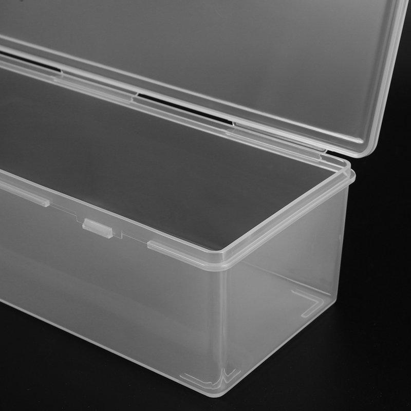 2Pcs Refrigerator Food Crisper Rectangular Leaf-Proof Stackable Toast Boxes