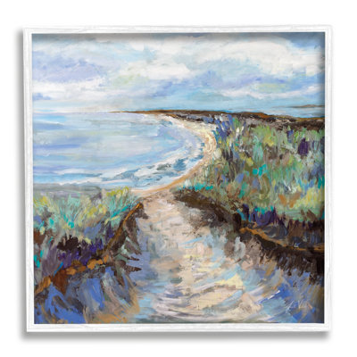 «Cloudy Ocean Coast», peinture par Jeanette Vertentes