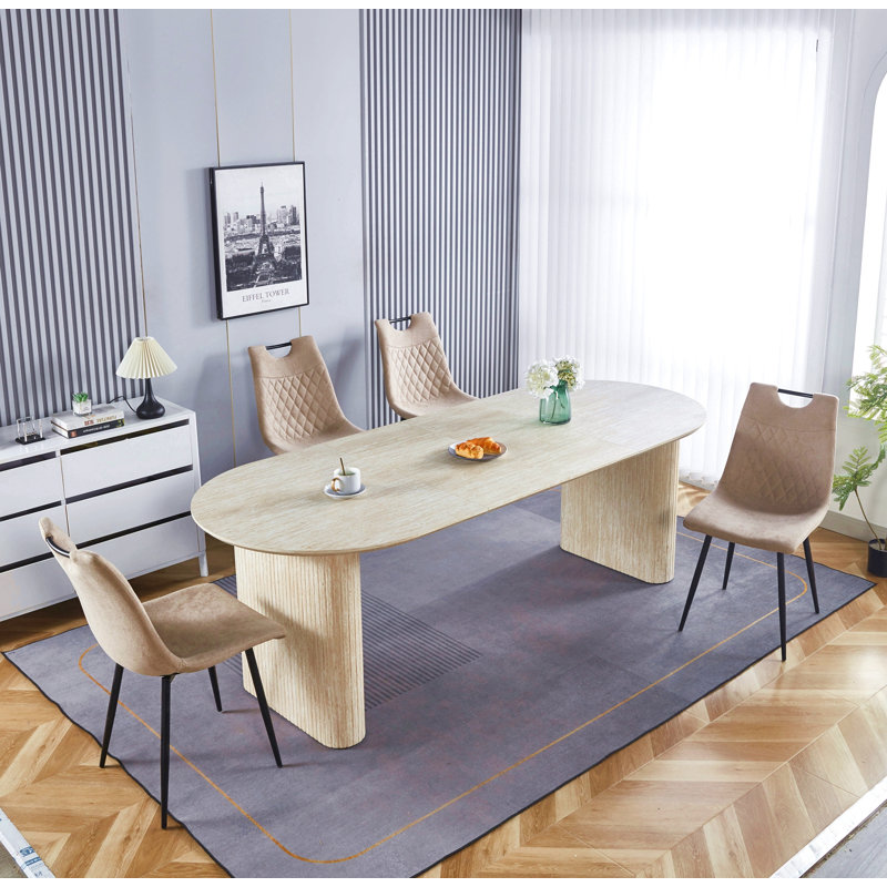 Pied de table extensible, table de salle à manger, table de bureau, table basse, MDF, Blanc