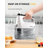 Electric Hand Mixer, 250W, 6 Speed & Turbo Mixer Electric Handheld, Snap-On Storage Case, 5 Stainless Steel Accessories for Whipping, Mixing Cookies, Brownie, Cakes, Dough Batters.-135689907