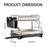 Two-tier Stainless Steel Kitchen Dish Rack, Dish Drying Rack, Utensils Holder, Steel, Draining Spout, Extra Large Capacity Dish Drainer
