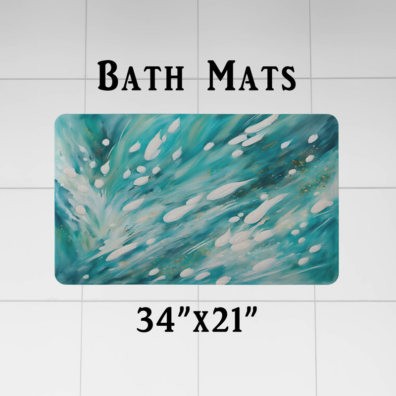 Shower Curtain and Bath Mat SH01177, 83"H x 70"W