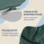 Polyester Unicoloured Duvet Cover Set with Pillow Shams Included