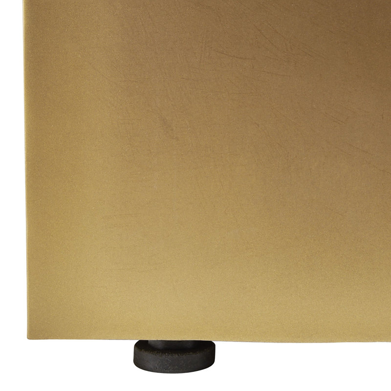Cortez Coffee Table, Antique Brass